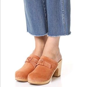 Loeffler Randall Austen Suede Clogs
